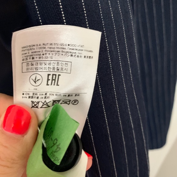 BANANA REPUBLIC STURDY BLAZER NAVY - Picture 6 of 8